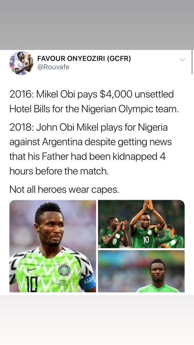OmosuleIdowu's tweet photo. @mikel_john_obi NO BE LIE ,Not all Hero's wear cap,Terente Obi, Terente Obi, Terente Obi, Terente Obi 👏👏👏👏 https://t.co/evvYvEyyt9