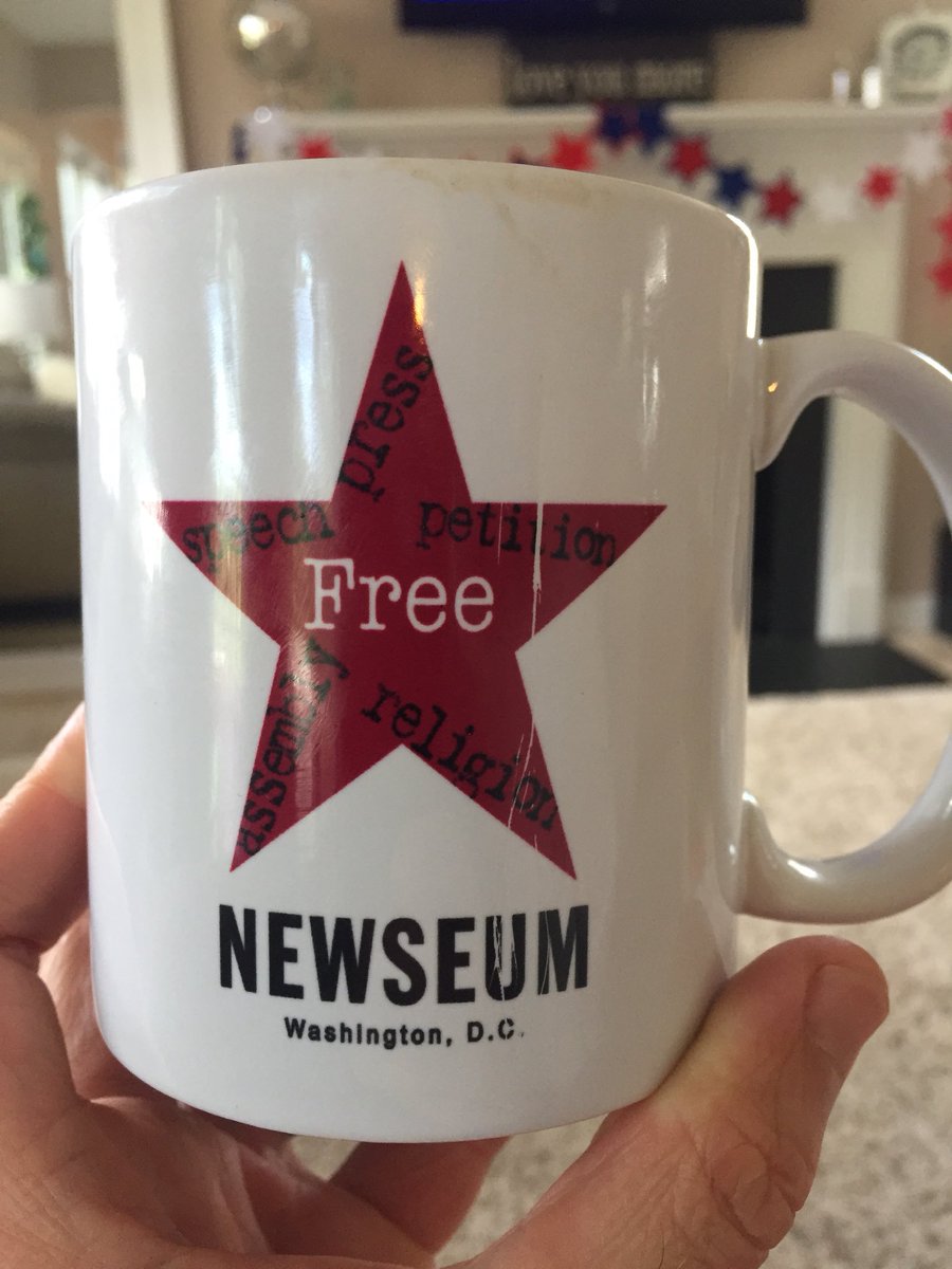 usna06marine's tweet image. #FirstFreedom for my July 4th coffee this morning. Thanks @Newseum!