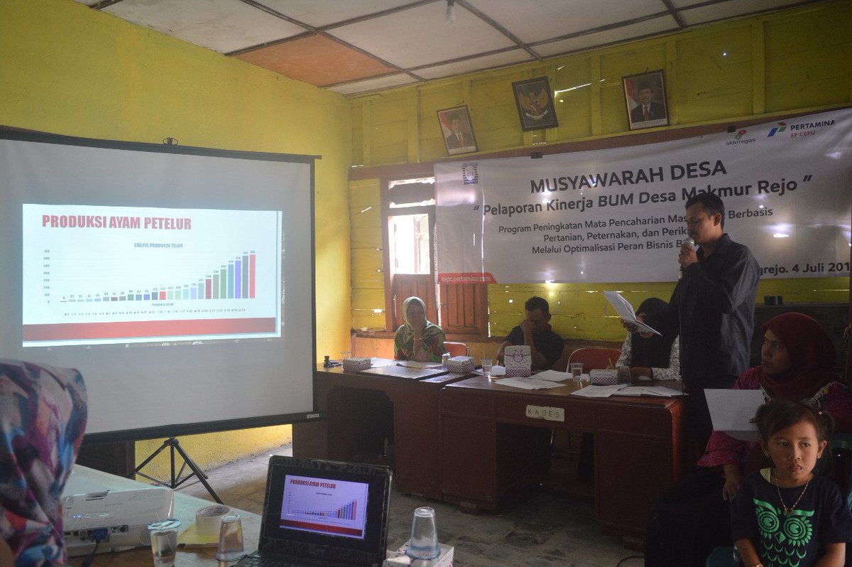 IDFoSIndonesia's tweet photo. Rabu (04/07/2018), dilaksanakan Musyawarah Desa terkait pelaporan kinerja BUMDes Makmur Rejo Desa Bandungrejo, kecamatan Ngasem, Bojonegoro.
#budidayaayampetelur #pepc #idfos https://t.co/svoQ8SuKk4