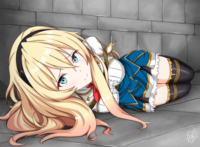 Blonde otngagged anime woman