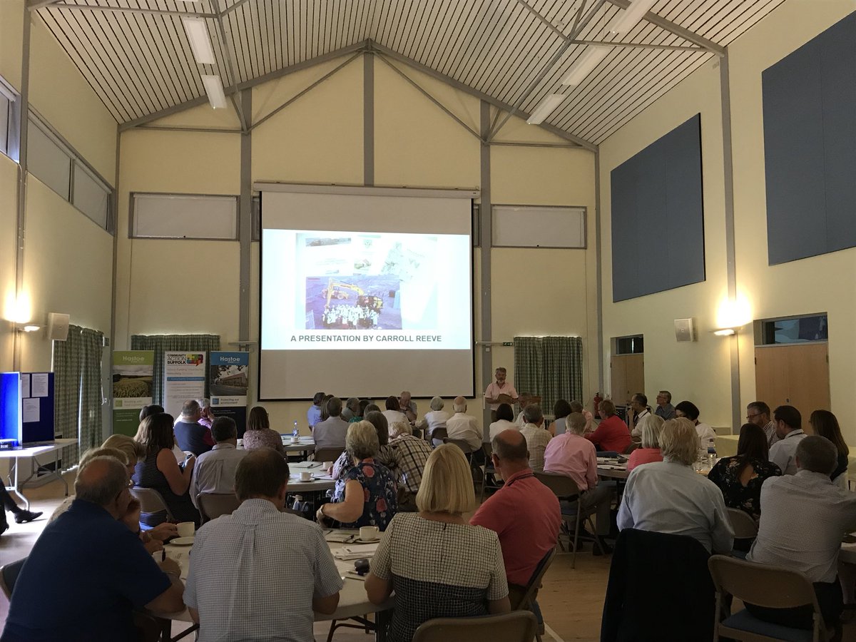And our Celebration of Rural Housing Conference is underway! Joint working between @HastoeHousing @BaberghDistrict @MidSuffolk and Community Action Suffolk. #ruralhousingweek #ruralhousing #hastoehousing #neveradulldayatwork