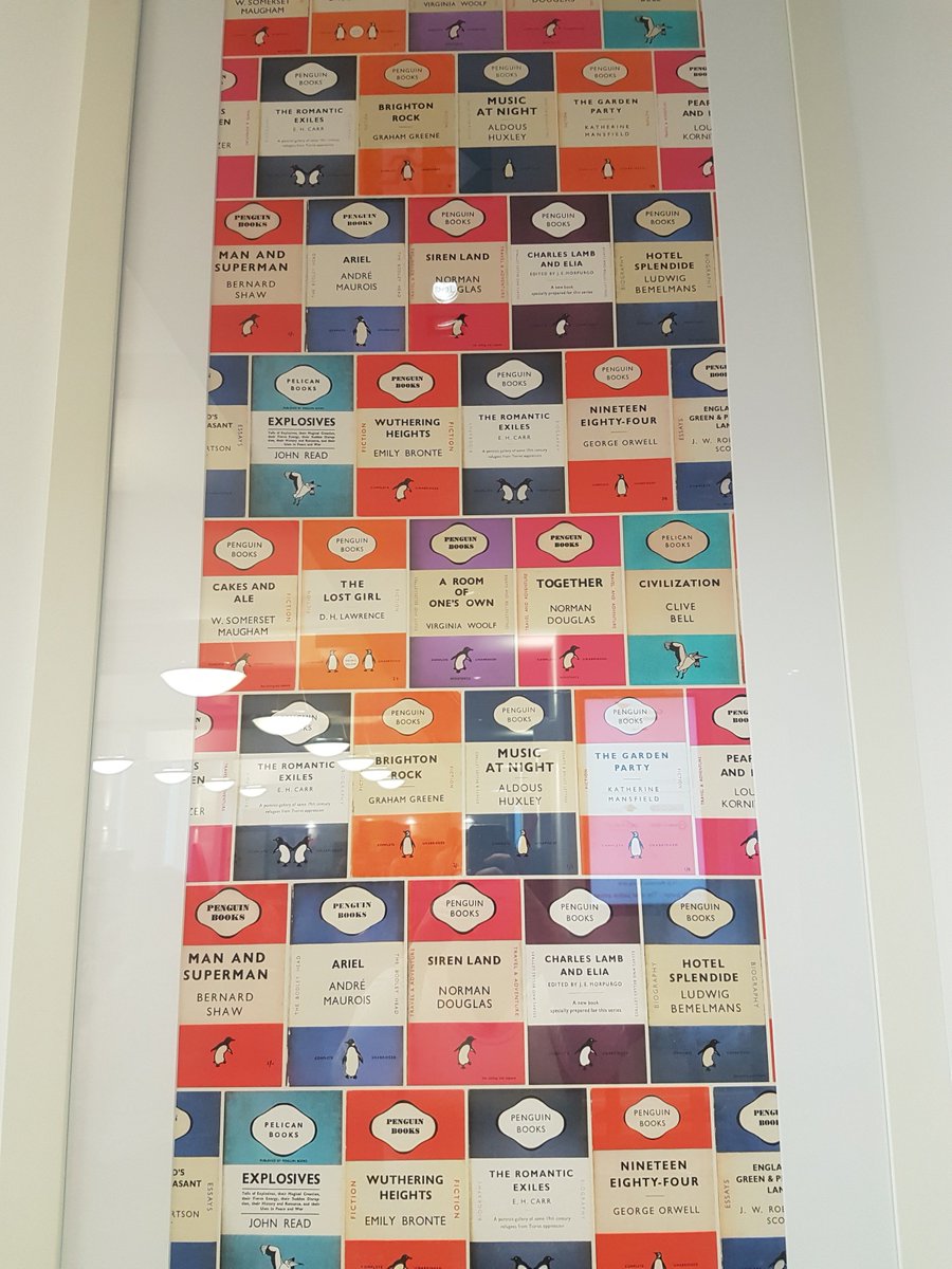 Pulpworm is <a href="/AstonUniversity/">Aston University</a> today to deliver a presentation on some workshops we've delivered for the HEA. Loving this frame of Penguin Classics 😍😍 #highereducation #socialmobility #learning