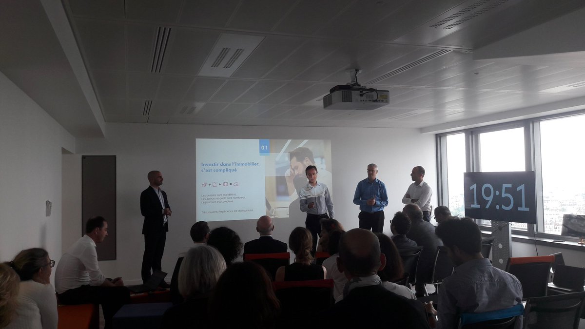 hpad_'s tweet photo. L'équipe Lixim vous accompagne pour faciliter votre investissement immobilier. Johann, Marc, Loic et Wilfried présentent le prototype de leur projet. #intrapreneuriat @allianzfrance https://t.co/0PGVbLLSVm
