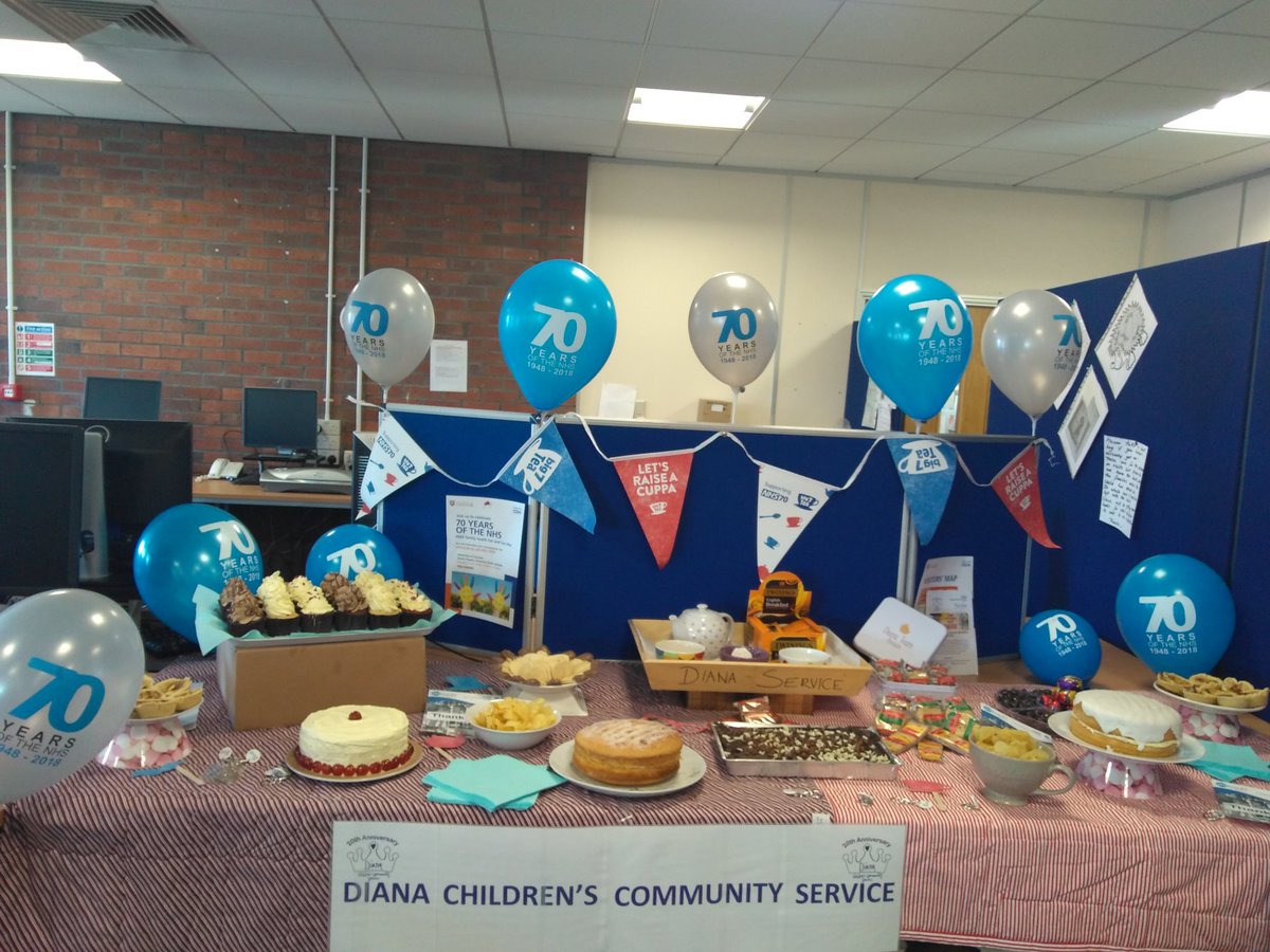 All ready for our #NHS70 tea party <a href="/LPTnhs/">Leicestershire Partnership NHS Trust</a>