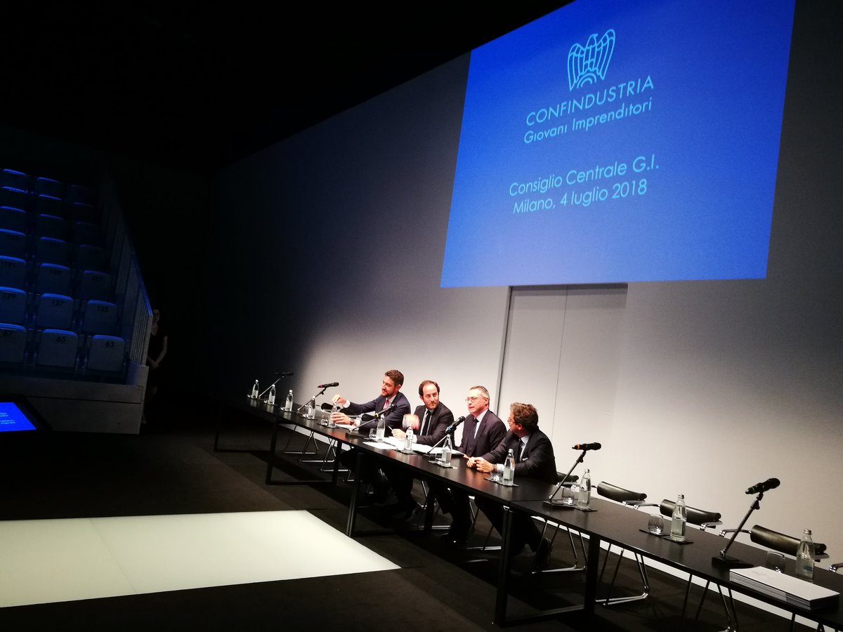 Grazie ai <a href="/GGIAssolombarda/">G.G.I. Assolombarda</a>, ad <a href="/Assolombarda/">Assolombarda</a> e al Presidente <a href="/CarloBonomi_/">Carlo Bonomi</a> per la condivisione di idee, riflessioni e l'ospitalità a Milano per i lavori del nostro Consiglio Centrale