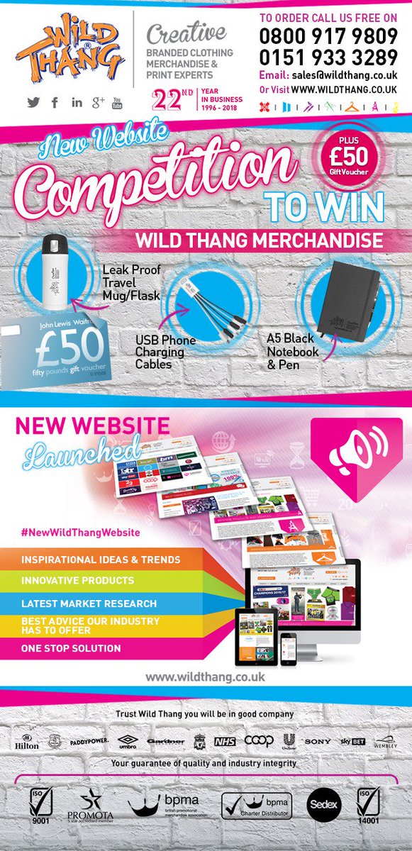 Wild Thang Branded Clothing, Merchandise & Print tweet media