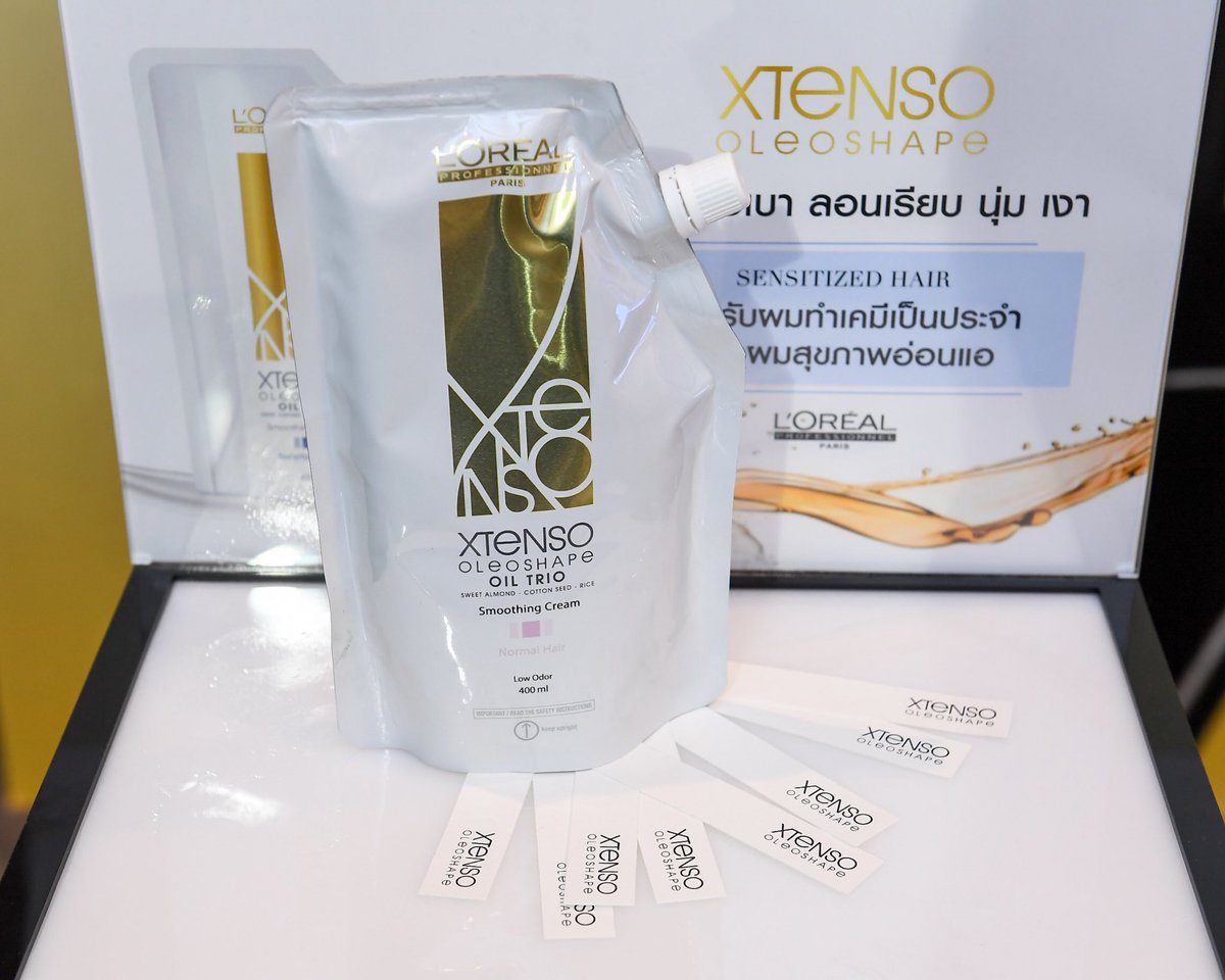 nugirldekd's tweet photo. เปิดตัว XTENSO OLEOSHAPE (เอ็กซ์เท็นโซ โอลิโอเชป) ผลิตภัณฑ์เพื่อการการยืดและดัดผมดิจิตอลสูตรใหม่ล่าสุดจาก L’Oreal Professionnel #lorealpro #xtenso #oreoshape https://t.co/04oYR5HH4R