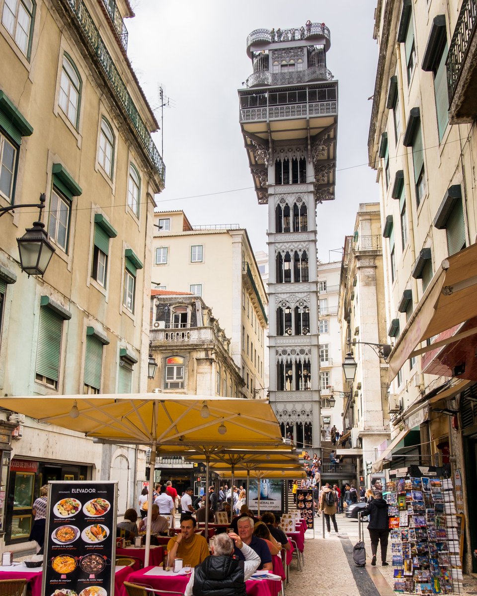 goTRAVAA's tweet photo. A quaint (and famous) elevator in the middle of town. #santajusta #santajustalift #lisbon #lisbonportugal #travelportugal #travellisbon #travel #travaa #gotravaa #traveltheworld #traveltheworldwithme #ilovetravel #ilovetraveling #ilovetravelling #travelpic #travelphoto https://t.co/RjVMUygIGA