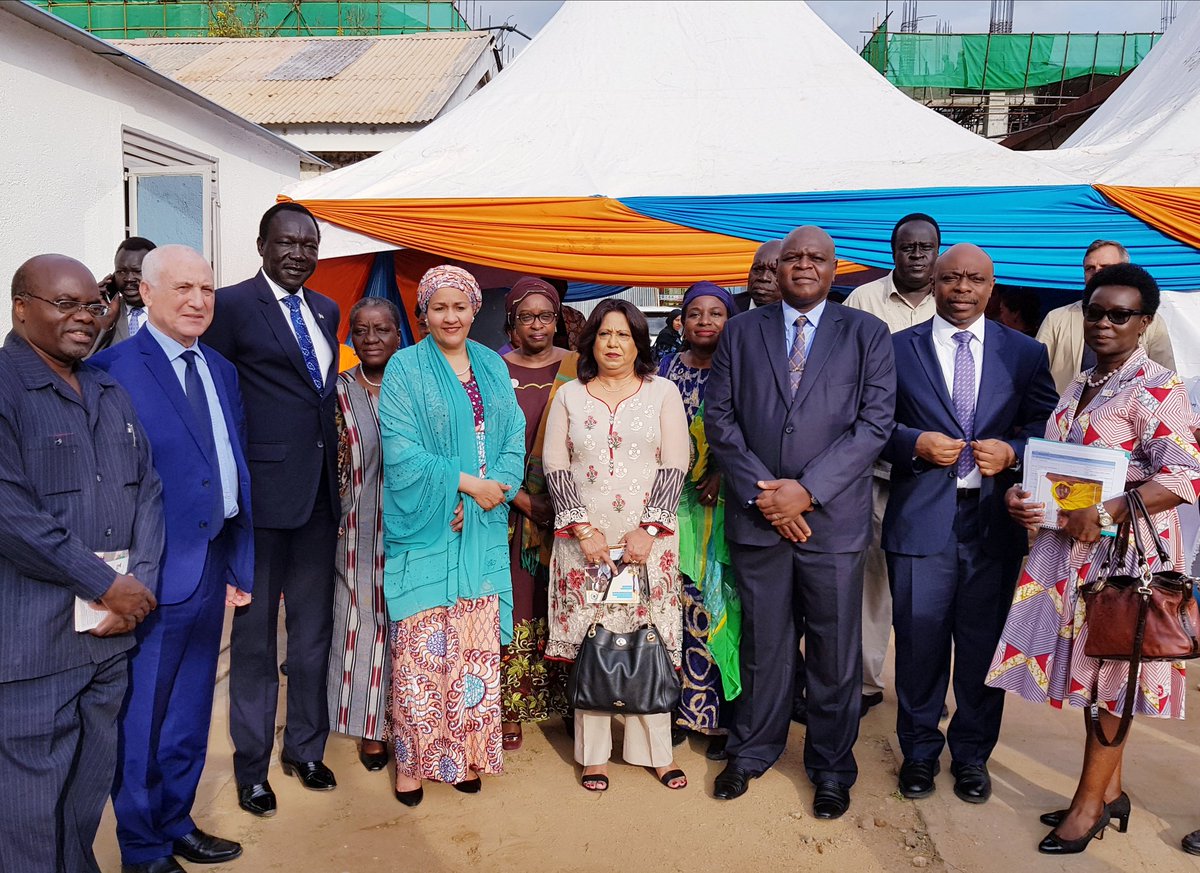With zero tolerance for gender-based violence comes key elements that we need to put in place to prevent #GBV. -UN Deputy SecGen <a href="/AminaJMohammed/">Amina J Mohammed</a> during visit to Family Protection Center, a UNFPA-supported facility providing comprehensive services for GBV survivors in one place.
