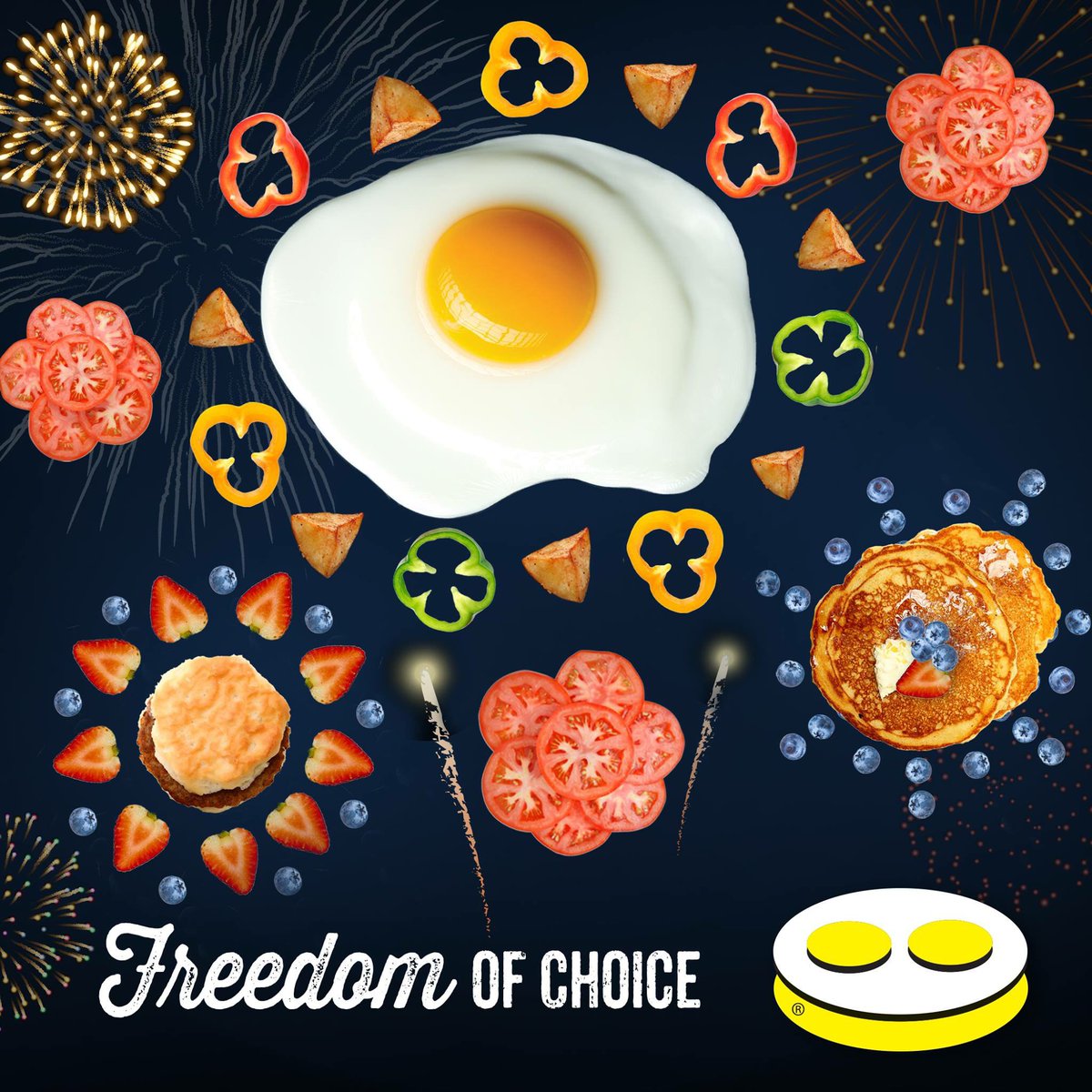 What Eggs Up Grill will you be visiting this July 4th weekend? All locations are open and looking forward to serving you!  #Happy4th #EggsUpGrill