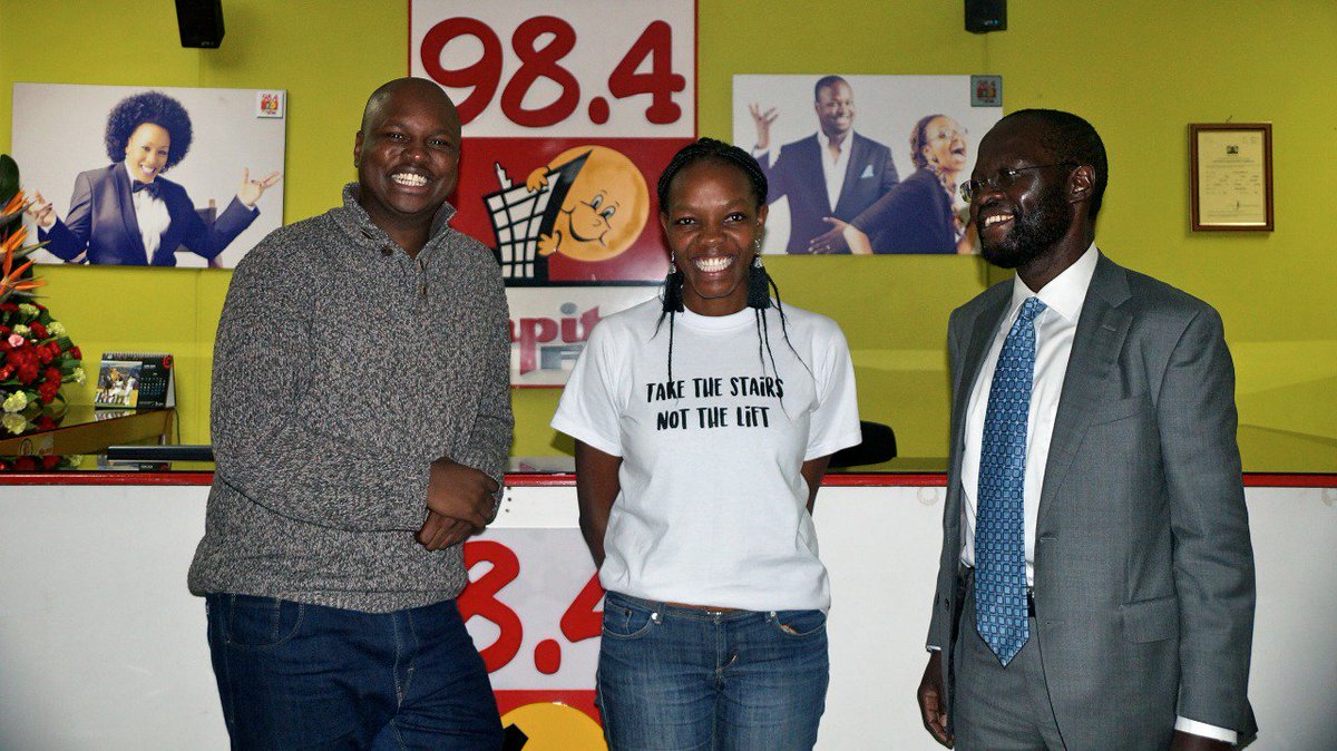 AfriCF's tweet photo. H.E Gov. of #KisumuCounty @AnyangNyongo & chairman of ACF with @984inthemorning presenters @Amina_Kenya @Maqbuli & ACF's Programmes Coordinator, Wairimu.
Sat July 7, 2018 @nbiarboretum
Paybill No. 806200
Acc: ME-Your name
#Breakfast984
#MoveEat
#BecauseWeCare
#ACancerFreeAfrica https://t.co/lnAeWNf03u