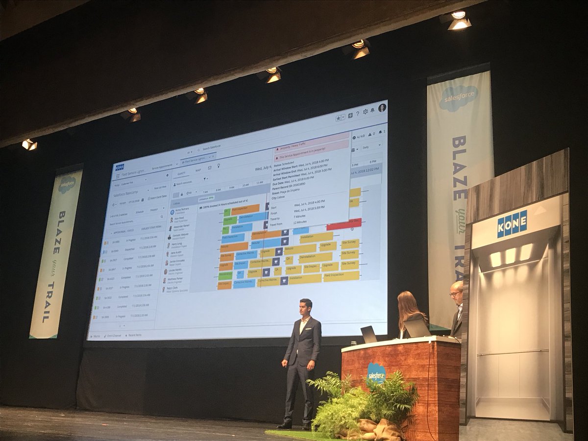 mildredlaya's tweet image. #SalesforceLIS @RuiAzevedoCosta #koneElevators demo LIVE.
