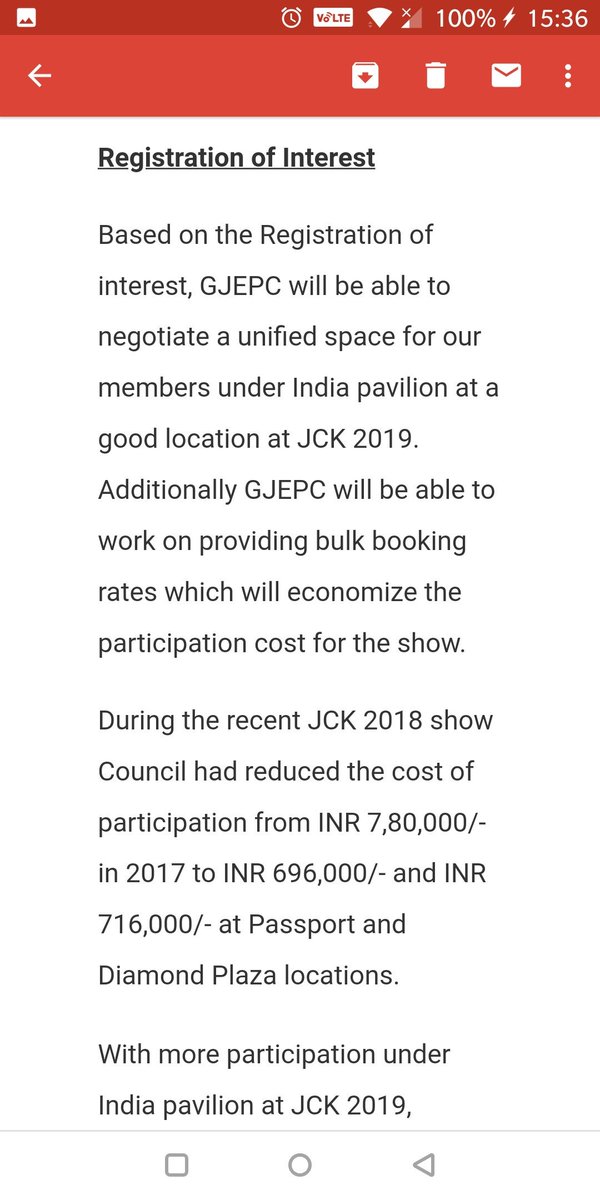 diam_app's tweet photo. Register with @GJEPCIndia for 2019 @JCKEvents at #lasvegas finf updated info here https://t.co/6MTKUrvIoH