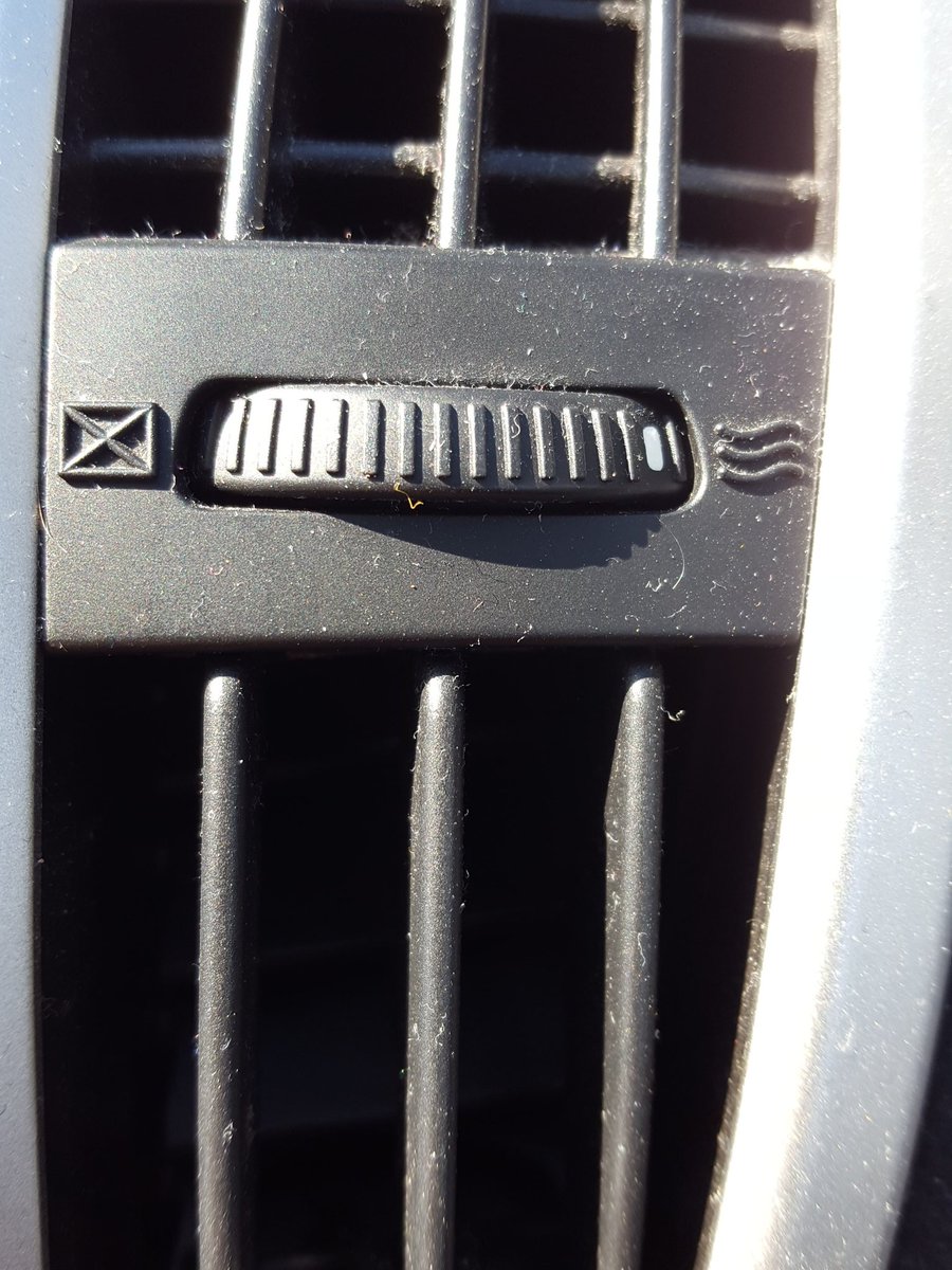 Wondered why the car blowers didn't seem very effective then realised half of them were set to 'email' instead of 'bacon'.