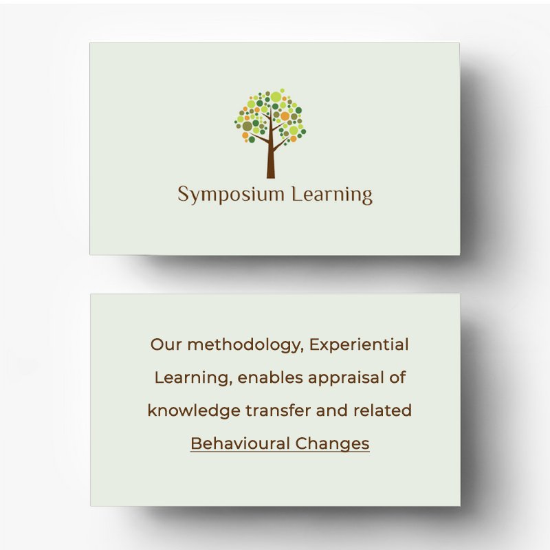 SymposiumLearn's tweet photo. Our methodology, Experiential Learning, enables appraisal of knowledge transfer and related BEHAVIOURAL CHANGES. Our workshops are hosted in creative environments which encourages creative thinking and imaginative learning.

Learn more here: https://t.co/i351MytmPA https://t.co/VedZUp1CH7