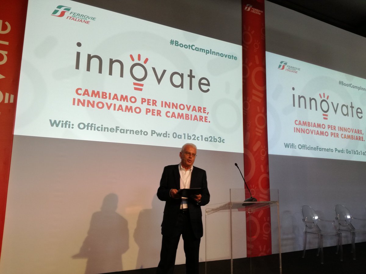 fsitaliane's tweet image. .@francostivali Responsabile #FSInnova: &quot;diamo inizio alla presentazione delle idee.Giornate piene di passione e creatività&quot;  #BootcampInnovate #FS