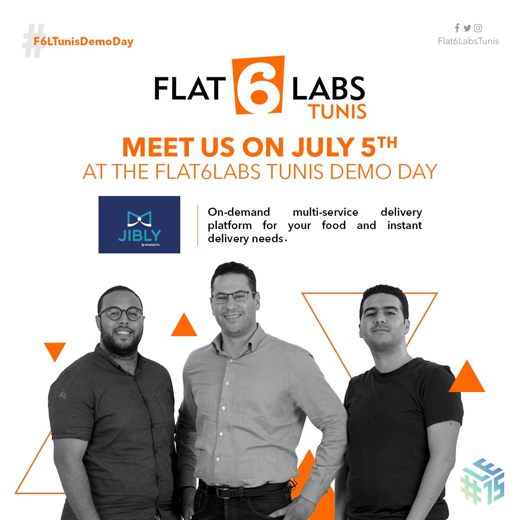 Flat6LabsFR's tweet photo. The time to reveal our startups’ progress over the past months is almost here, meet #Jibly! ✨#F6LTunisDemoDay https://t.co/mODv1Jzzpr
