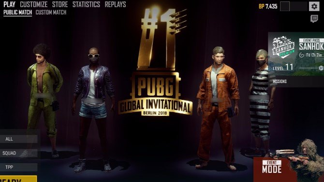 PUBG : Le jeu se met aux couleurs du PGI sur le serveur de test dlvr.it/QZQqQy