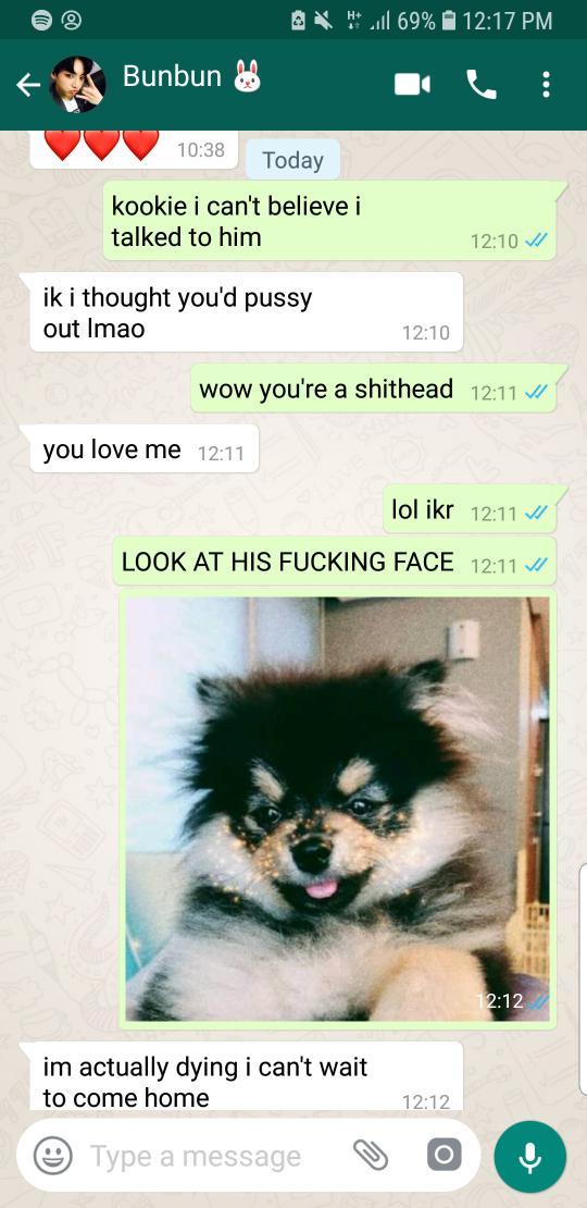 TaegiFake's tweet photo. #jikook #kookie #faketexts https://t.co/f6QS7rEZGs