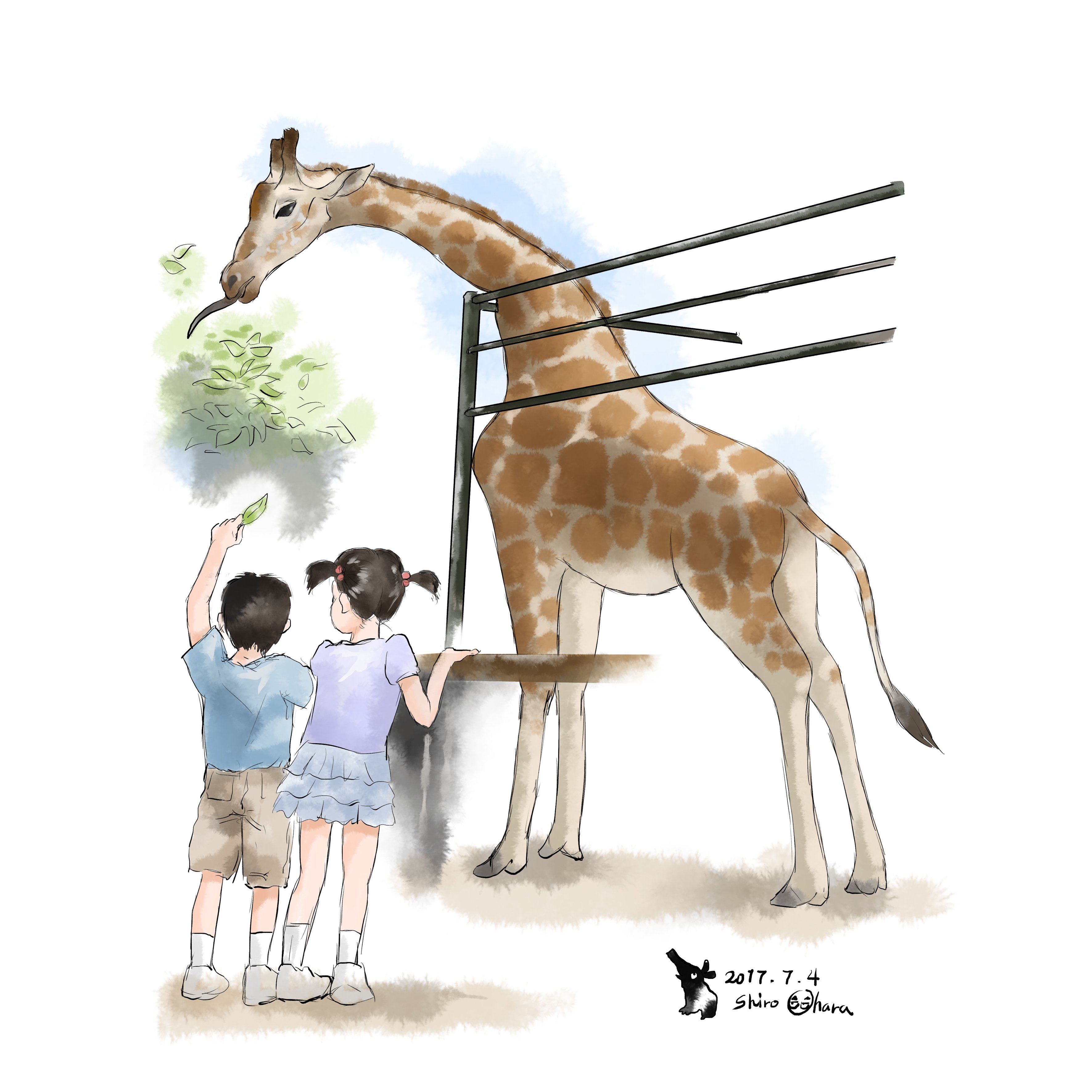Animals 動物たちのイラスト Twitter