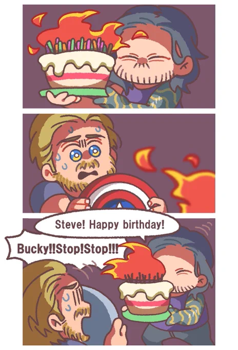 スティーブロジャース〜〜!100歳おめでとう〜〜! ???#HappayBirthdaySteveRogers#HappyBirthdayCaptainAmerica 