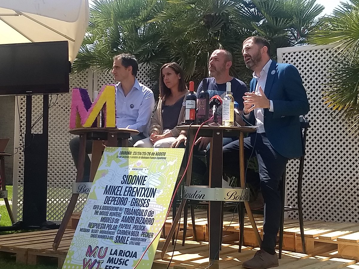 RiojaBordon's tweet photo. Presentamos #Muwi2018 con organizadores #ImparEventos y @AytoLogrono #Logroño https://t.co/oTAK6pBDVC