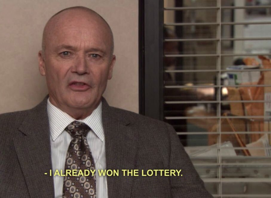 SpamBeesly's tweet photo. Happy 4th from Creed Bratton https://t.co/0TvN9phZwC