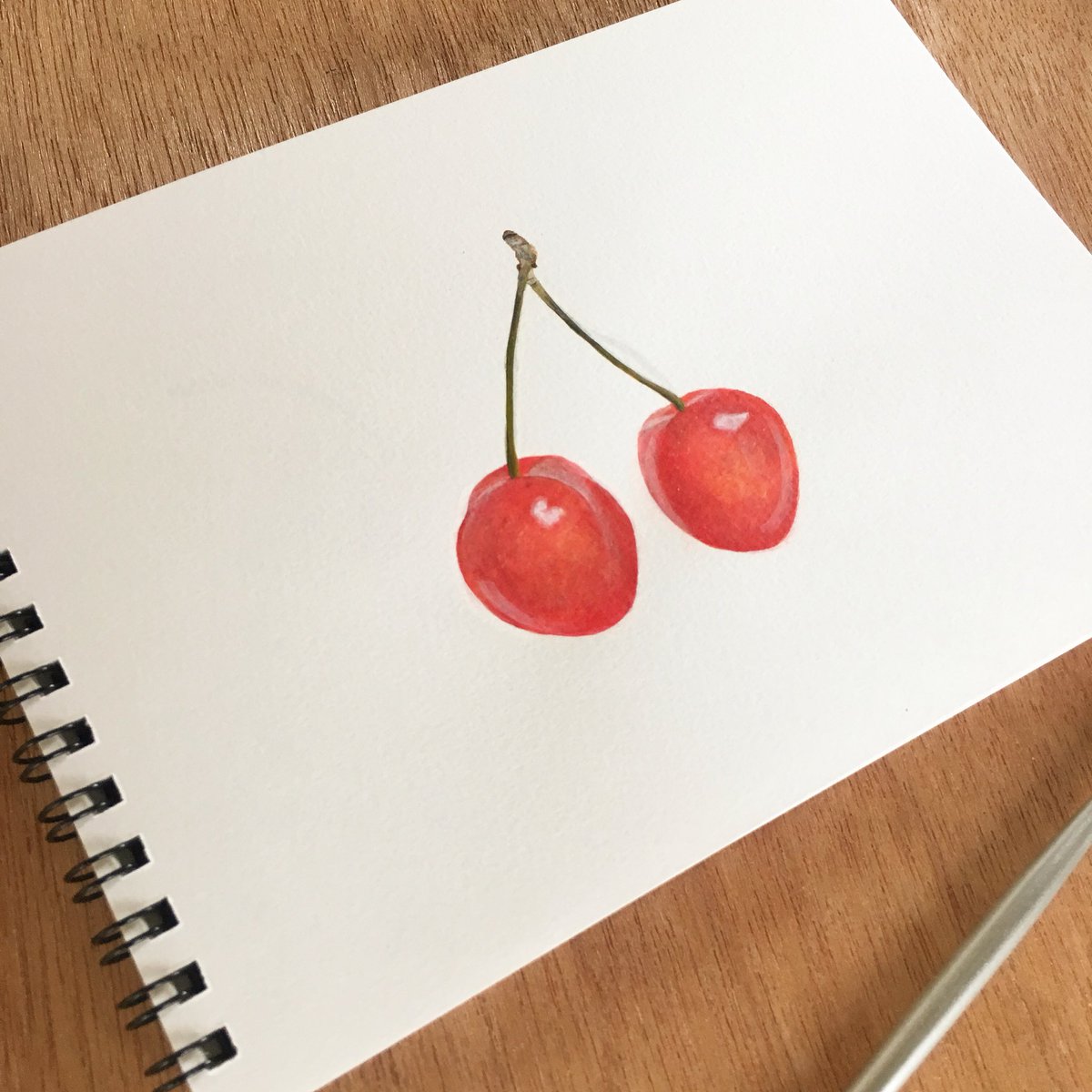 さくらんぼ描きました🍒🍒

📷 instagram.com/p/BkzqDIBB5ou/

#さくらんぼ #フルーツ #果物 #イラスト #お絵かき #絵 #絵描きさんと繋がりたい #手描き #アクリル絵の具 #illustration #acrylicpainting #cherry #fruitillustration