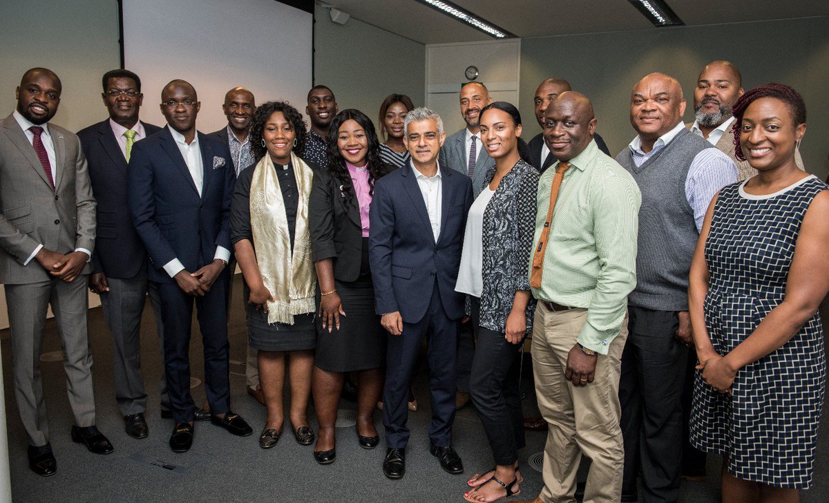 SadiqKhan's tweet photo. Knife crime ruins lives and devastates communities. Good to welcome leaders from London’s black majority churches to City Hall this morning to discuss how we can work together to tackle violent crime in the capital. https://t.co/U5Qfu2Vcrh