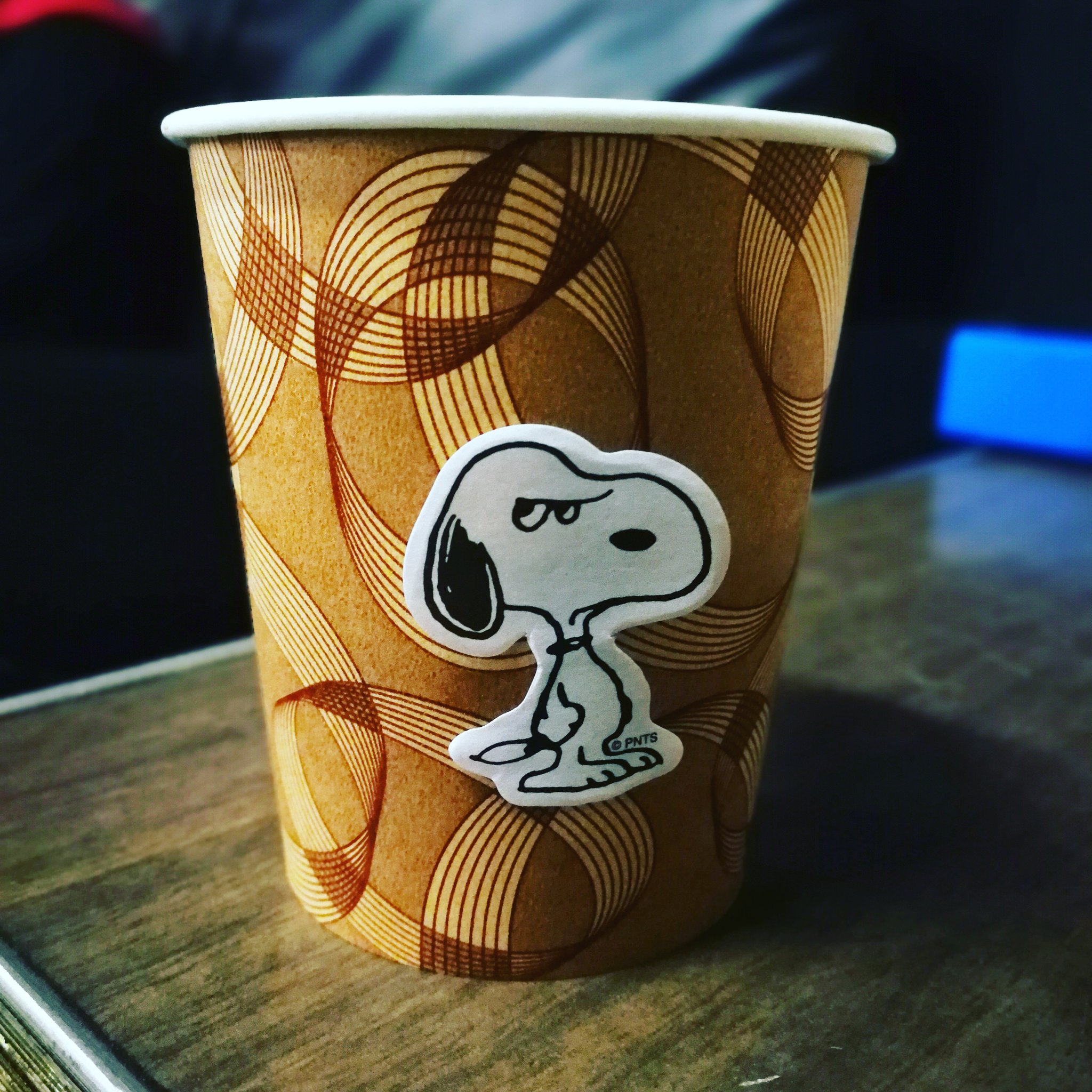 栗山絵美 本日もみっちりお稽古 どんどん自分の役にも愛着が 楽しくなってきました 名前の代わりにスヌーピーを たまらぬ可愛さの不機嫌スヌーピー お稽古場紙コップ 栗山的には不機嫌なシーンとご機嫌なシーン両方あります笑 T Co