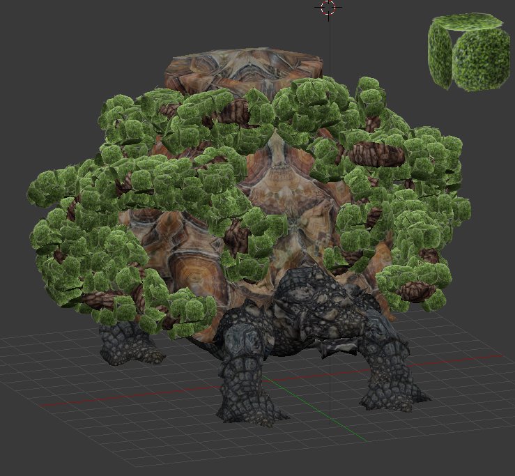 もなかん ローポリというか少ない目で草木感を表現したいんですがいい方法ないですか 今はキューブの4面に透過の草テクスチャを貼り付けてパーティクルで増やしてます Blender Blender相談室 T Co Z8glzp9wzs Twitter