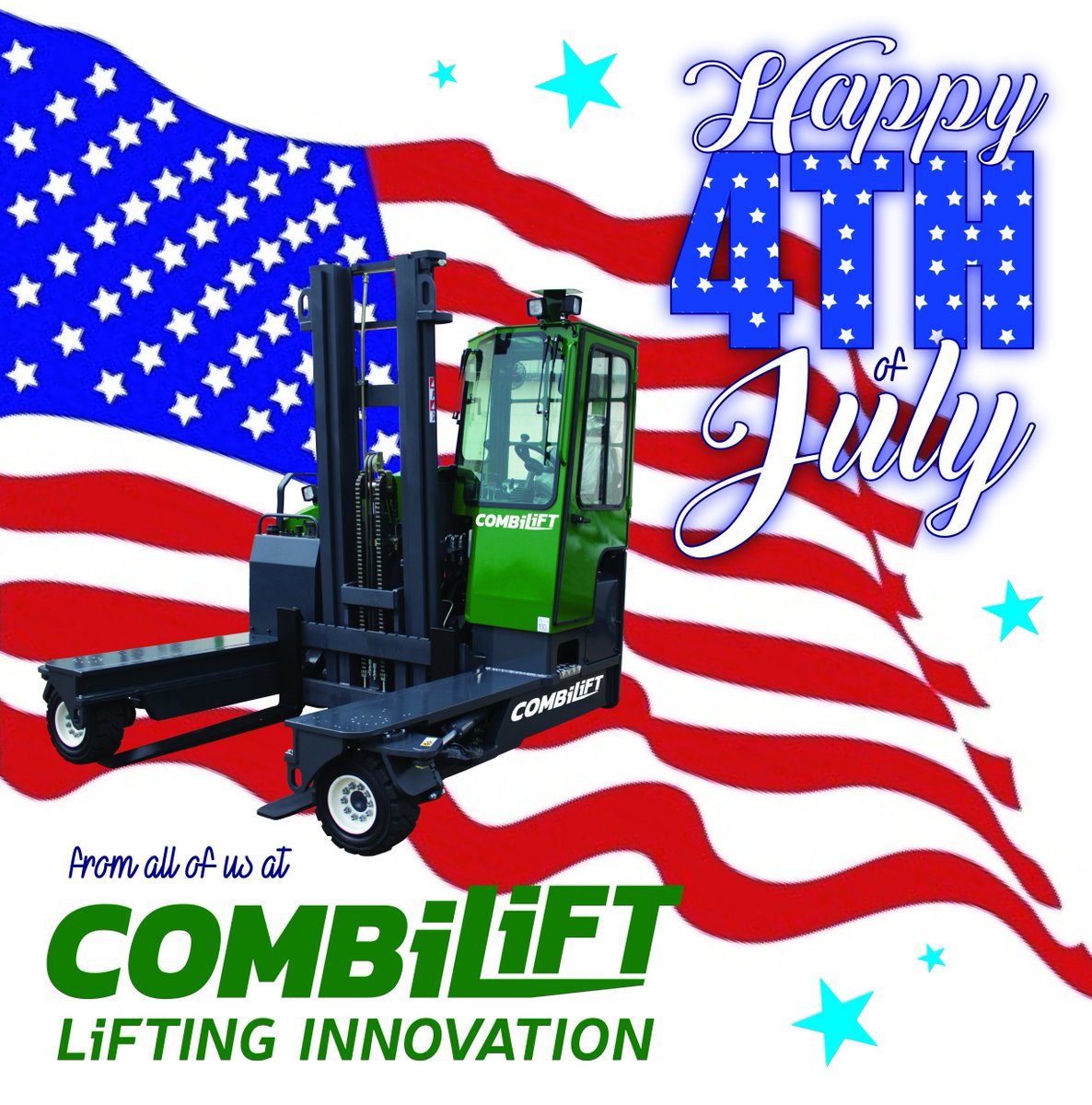 Combilift extends a happy 4th July to all our friends     
#4thofjuly #fourthofjuly #independenceday #unitedstates #usa