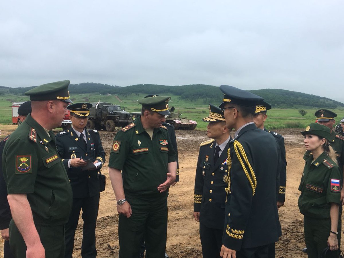 Офицеры восточного военного округа