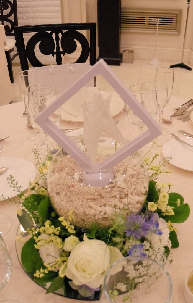 もちち على تويتر 鉱物結婚式レポ 招待客テーブルに飾った鉱物 スコレス沸石 インド産 席札の裏に標本ラベルを貼りました 鉱物 結婚式
