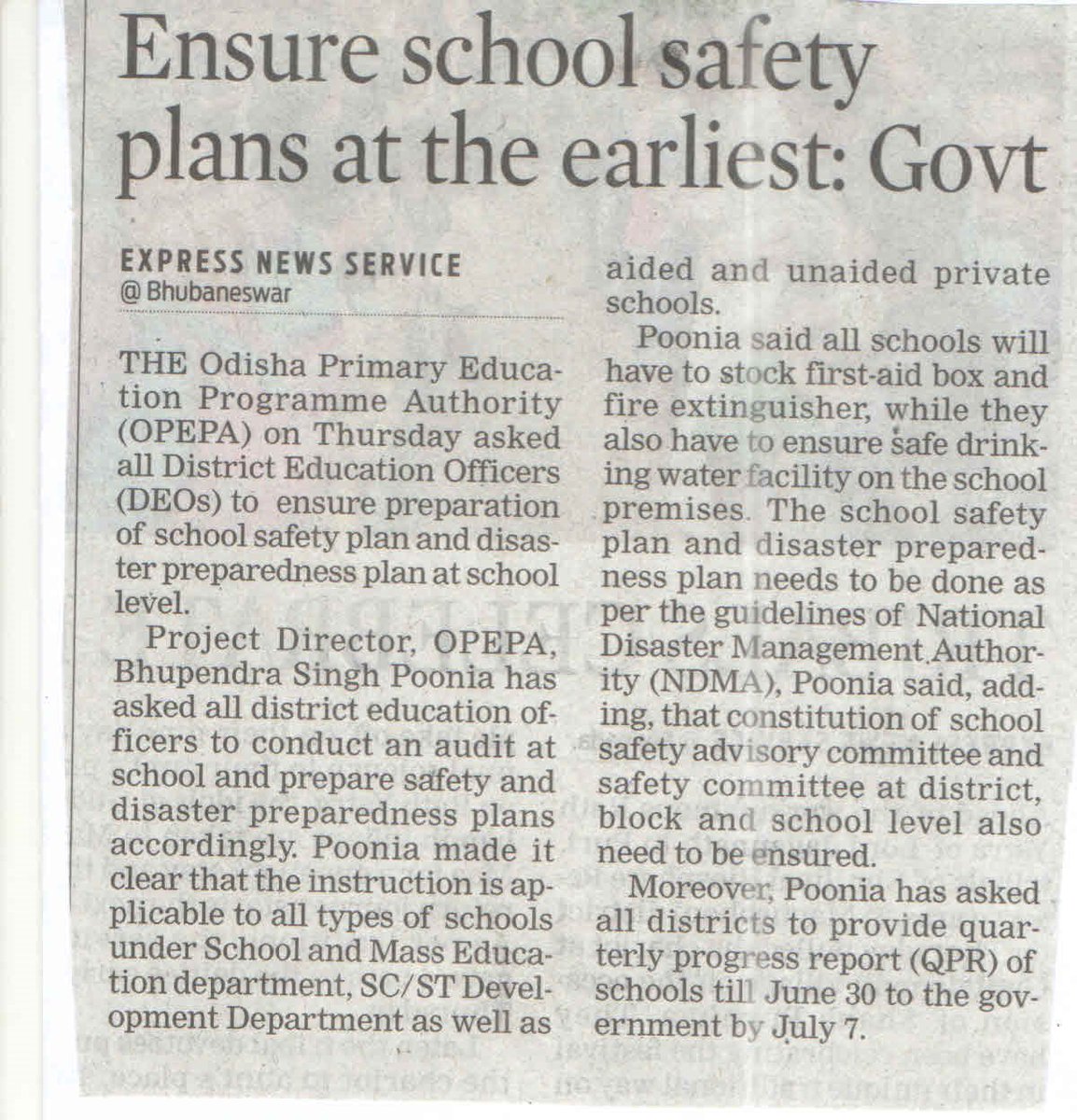NOVEL INITIATIVE in School &amp; Mass Education Department, Govt. of Odisha
Courtesy : SSA ODISHA