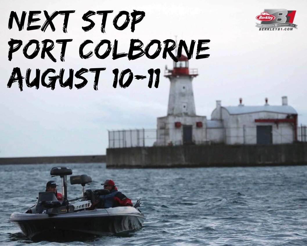Rd. 2 of the 2018 Berkley B1 Championship TOUR brings us to the Ultimate Fishing Town of <a href="/PortColborne/">City of Port Colborne</a>, Ontario. Lake Erie plays host as the best bass anglers arrive in just 5 short weeks to showcase this world class smallmouth bass fishery. #berkleyb1 #bthe1 #porticipate