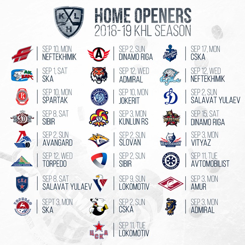 KHL on Twitter: "KHL will arrive to your town in September.…