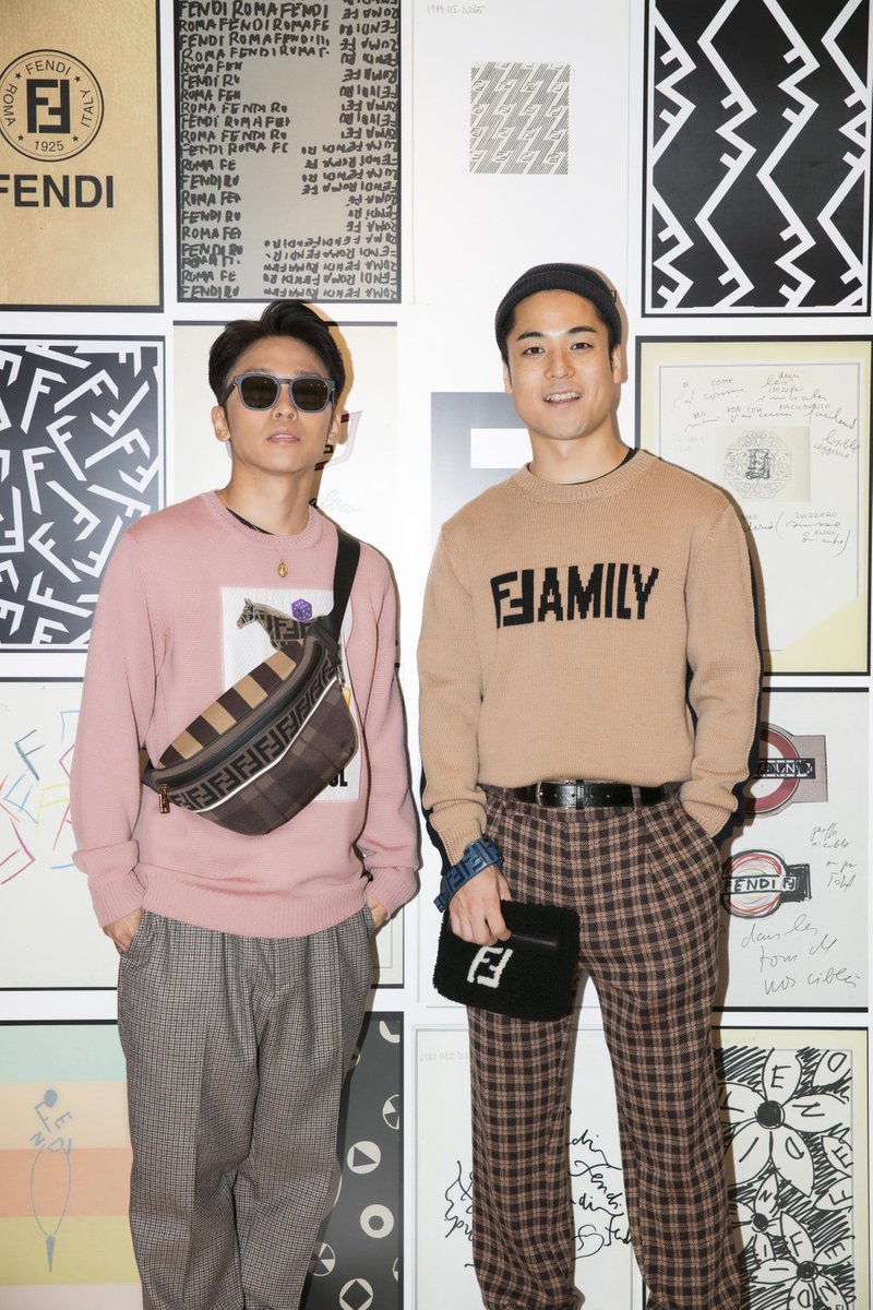 Fendi Japan Showhey1966 と Fishboy Nakada が Fendifw18 メンズ コレクションをストリートにコーディネートして Ffreloaded パーティーに来場 T Co Gewplo06kc T Co Rus7tq9w1t