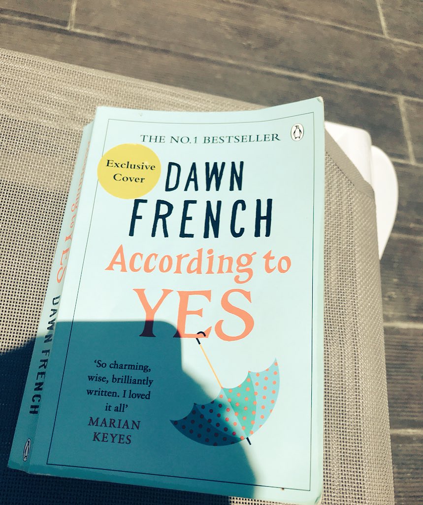 nick_wilson02's tweet photo. This @Dawn_French book is bloody marvellous... Iβve not put it down in nearly 2 days... THANK YOU for laughter/tears/shocks! Just what I need on this holiday! β₯οΈβ₯οΈ #accordingtoyes https://t.co/wvsuPL0kaO