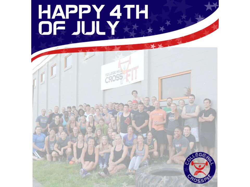 PamKontogiorgos's tweet image. Happy 4th of July!
-
“May we think of freedom not as the right to do as we please, but as the opportunity to do what is right." ~Peter Marshall
-
#chc #tpts #strongertogether #collegehillcrossfit #muchmorethanjustabox   
#crossfit #soGSO #July4th #fireworks #redwhiteblue