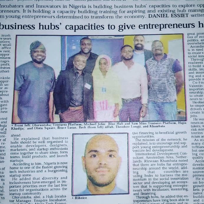 BankoleToba's tweet image. The Nations Newspaper article on @Infonineorg #HubMgt101. Impact report coming soon.  Thanks to my team &amp;amp; @GoodUpHQ