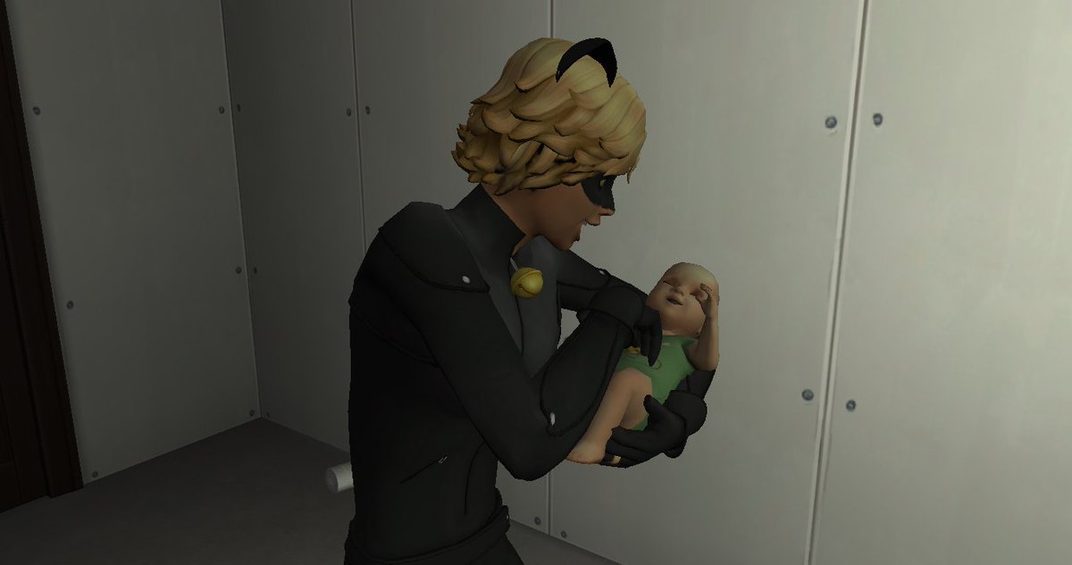 AleNikSimmer's tweet image. Armani Agreste (nope, not my decision, I picked the first random name beginning with A). Not my decision he was dressed like Chat either.