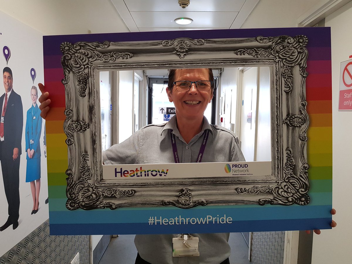 PROUD to be a part of #HeathrowPride 😀