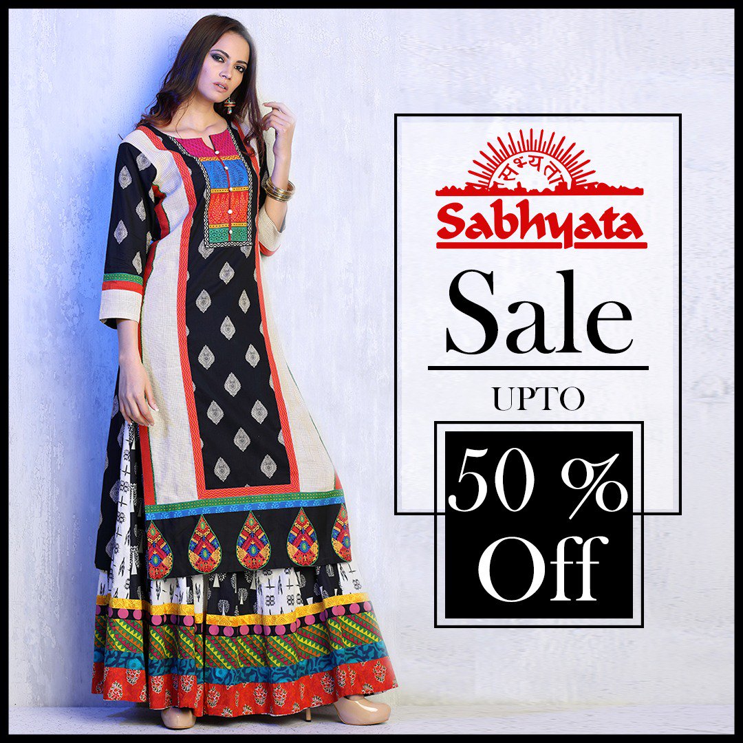 sabhyata kurtis sale 2018