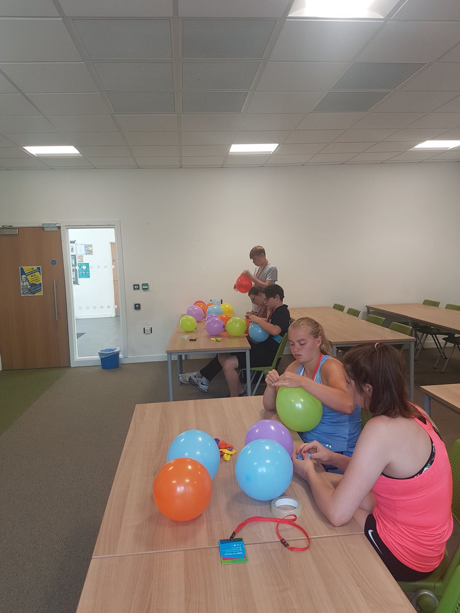 RHC_PublicServ's tweet photo. Task two of the @RHC_PublicServ year 10 taster day is to make a balloon chair #challenge #30minutestomakeit #creativity #thereisapurpose https://t.co/xFJ7CFXFn0