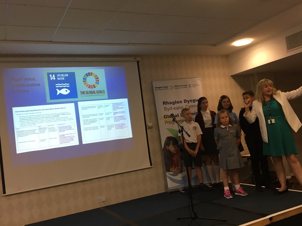 futuregencymru's tweet photo. #GLPWalesMakingConnections @GLPWales Next up plastics in the ocean by a global lead school Johnstown Primary School have adopted 7 @GlobalGoalsUN - embraced goal 14 throughout school lessons @DFID_UK https://t.co/XWzuxPRTMc