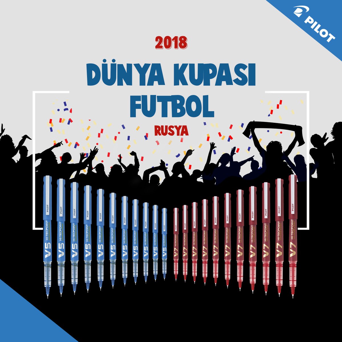 PilotTurkiye's tweet image. Sizin FIFA Dünya Kupası heyecanınız nasıl gidiyor?
Maç takvimini not alacak kadar fanatik misiniz?
Öyleyse V5 ve V7 maç sonuçlarını not almak için sabırsızlanıyor.

#PILOT #PILOTV7 #PILOTV5 #kalem #tahtakalemi #pilottürkiye #WORLDCUP #dünyakupası #futbol #maç #FIFAWorldCup #FIFA