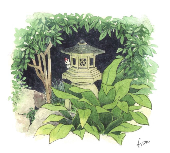 「bush」 illustration images(Oldest)