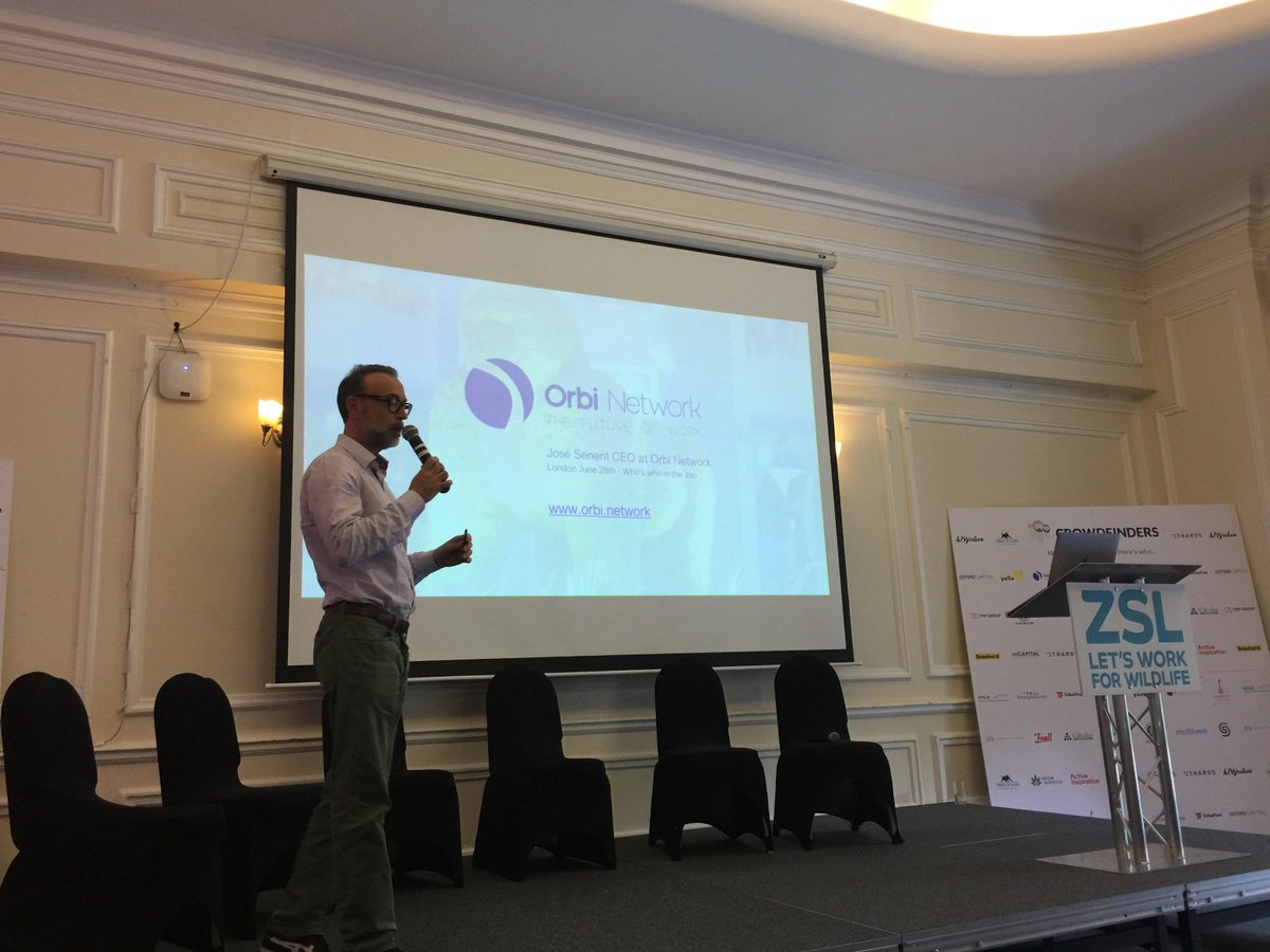 We had a great time last week at #WhosWhoinTheZoo, where our CEO and Founder Jose Senent gave a presentation about the future of work and how we are providing a solution for #freelancers and companies @crowdfinders #Blockchain #London