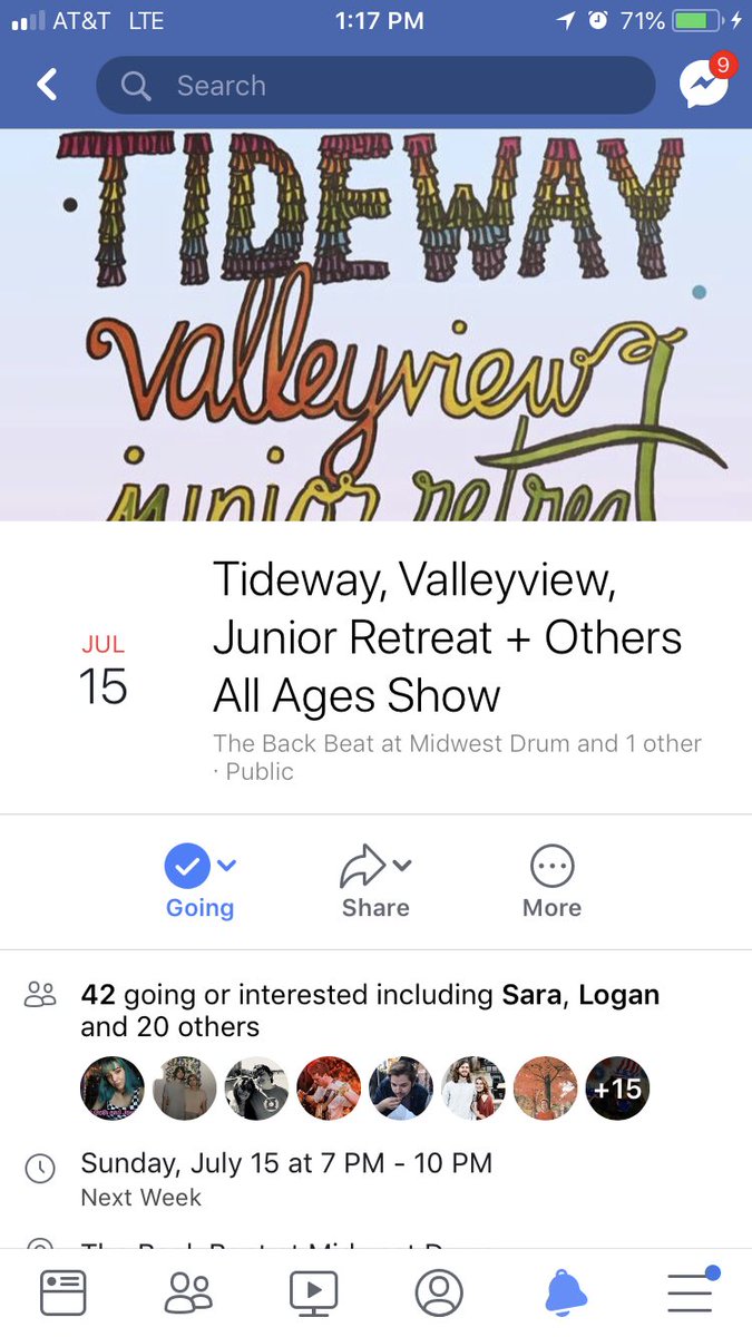 An event page is up for this show on Facebook!